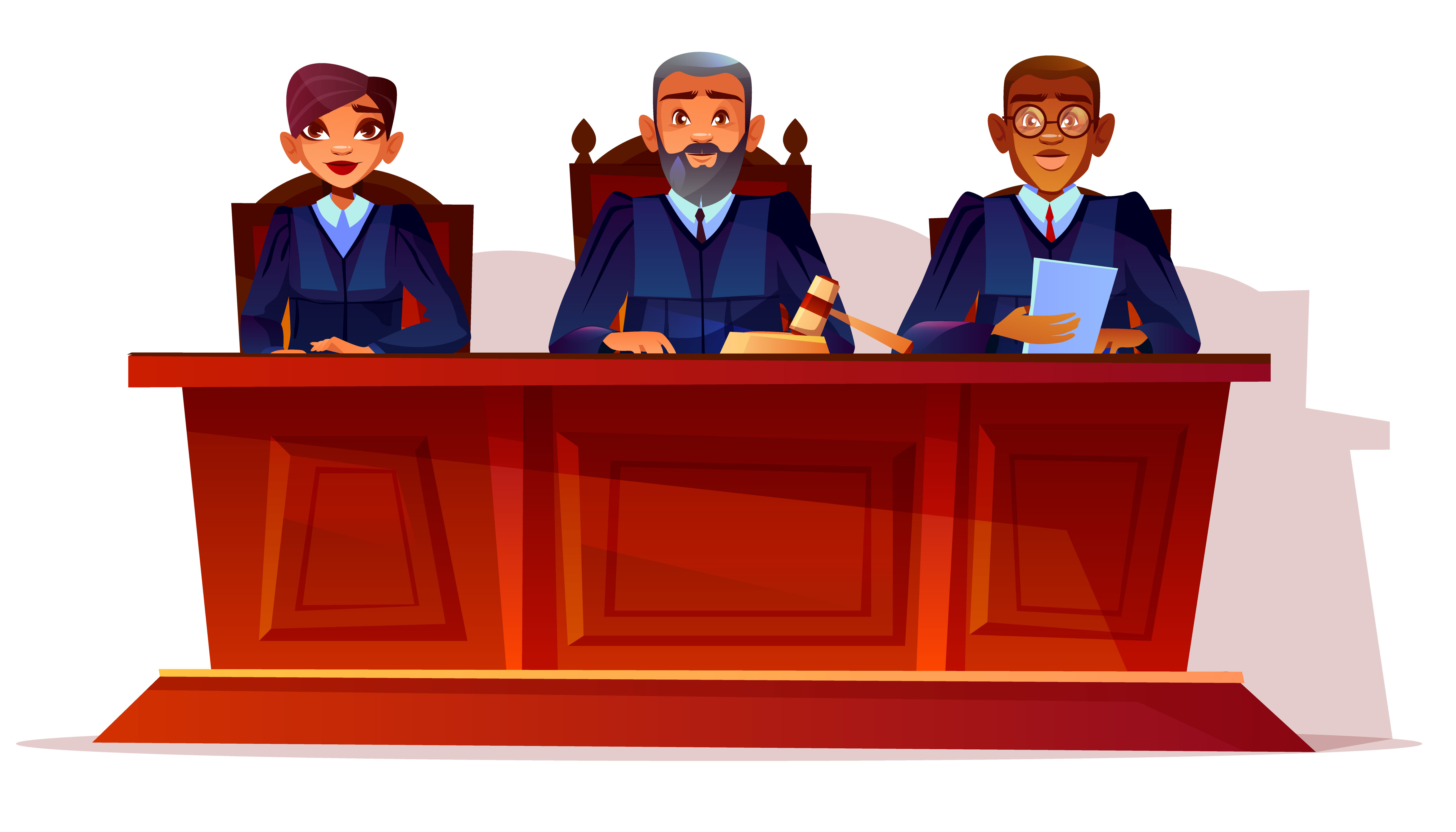 judges-at-court-hearing-vector-illustration-english-lawyers-japan